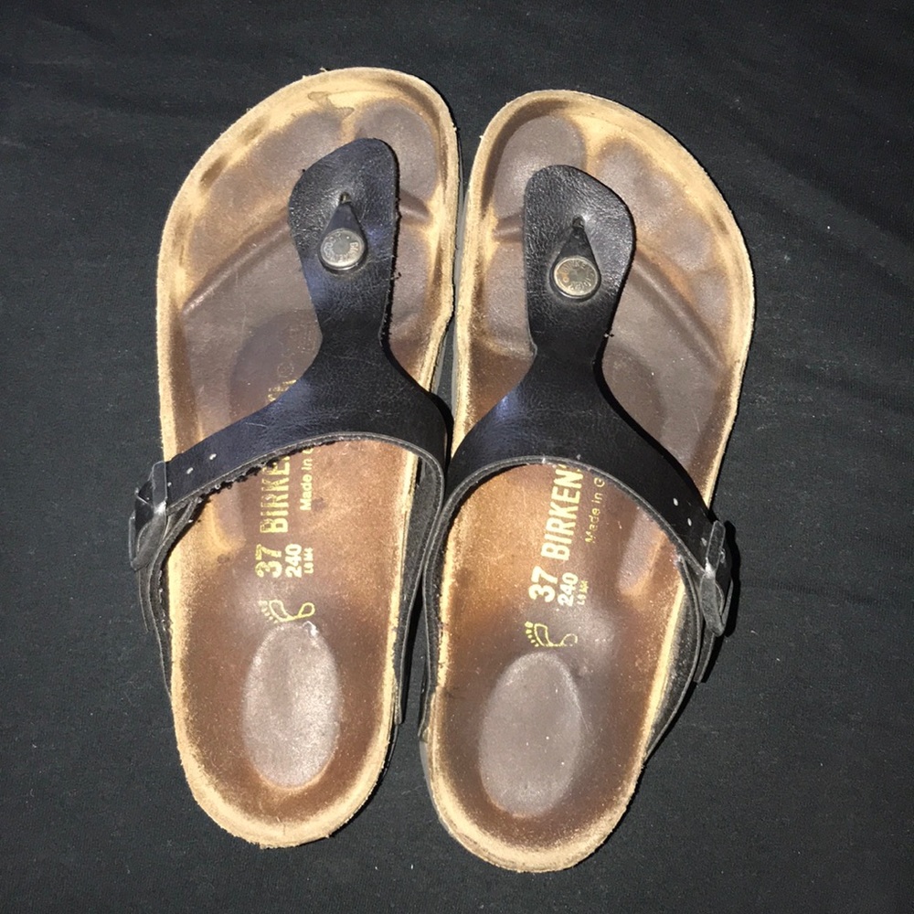 Thong strap Birkenstocks